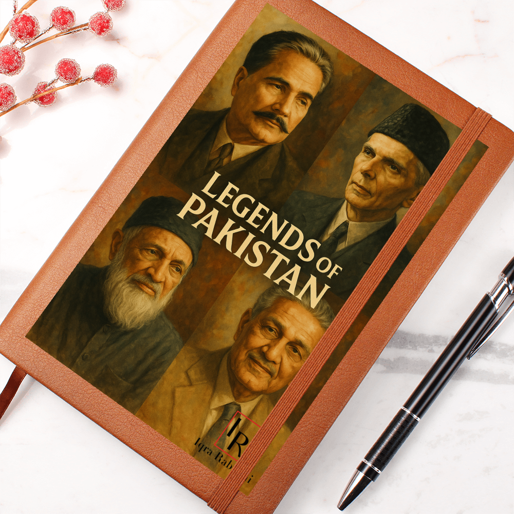 Legends of Pakistan Graphic Journal by Iqra Rabbani
