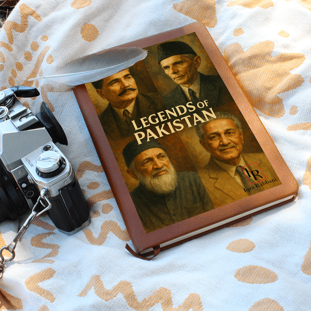 Legends of Pakistan Graphic Journal by Iqra Rabbani