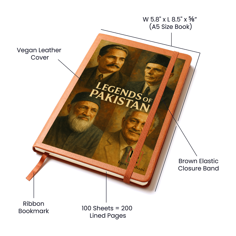 Legends of Pakistan Graphic Journal by Iqra Rabbani