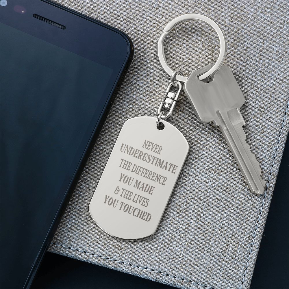 Essential Workers Keychain Gift for Teachers, Nurses, Mentors, Social Workers and Other Community Service Workers