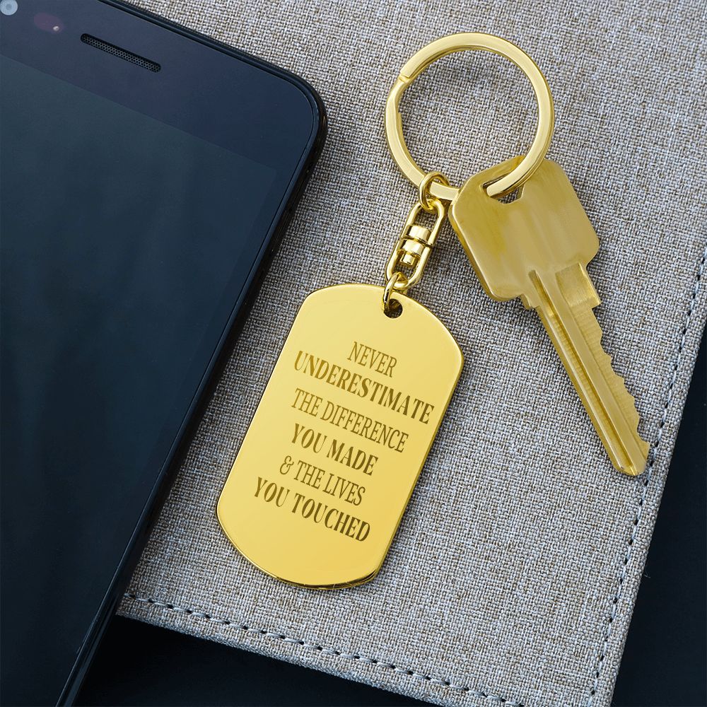 Essential Workers Keychain Gift for Teachers, Nurses, Mentors, Social Workers and Other Community Service Workers