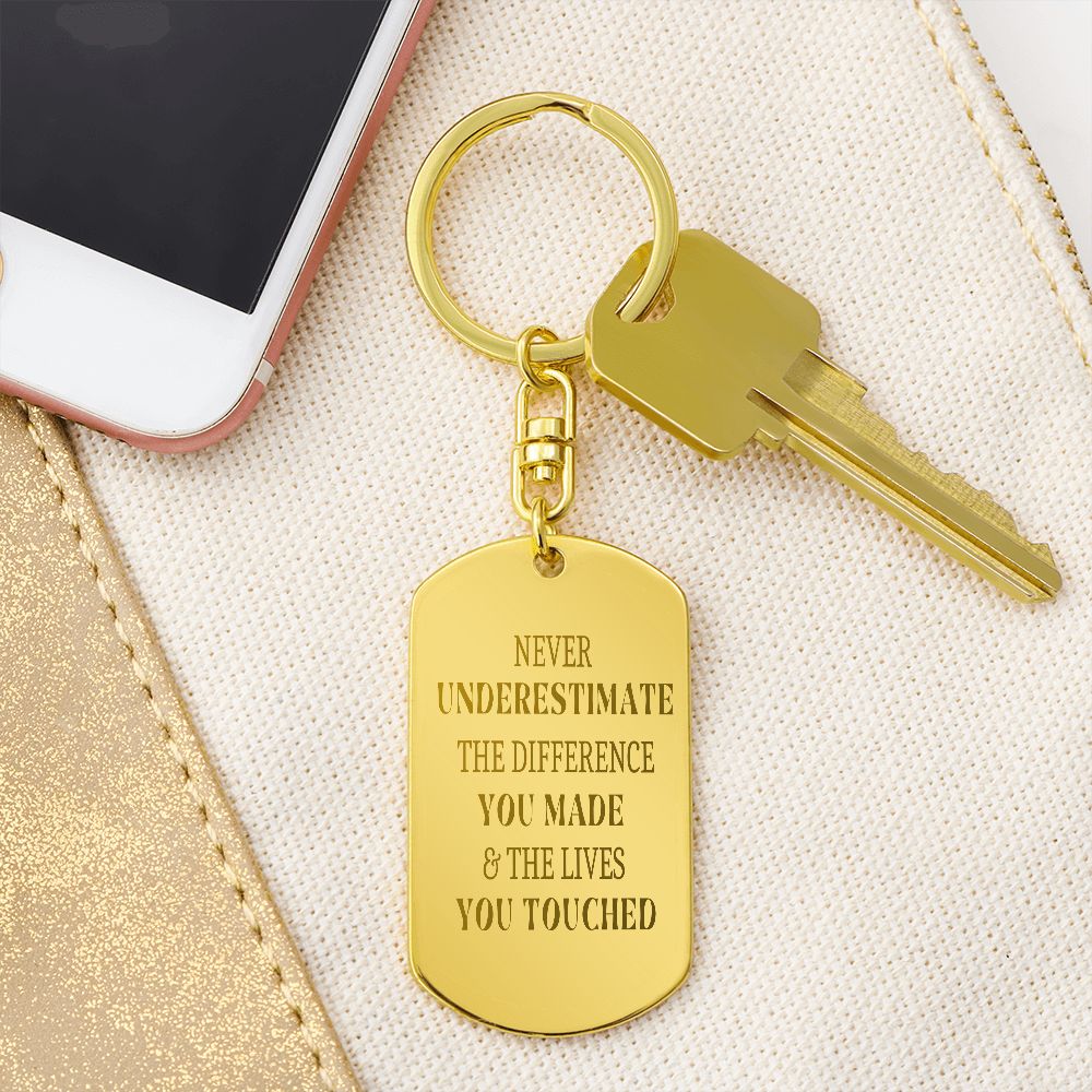 Essential Workers Keychain Gift for Teachers, Nurses, Mentors, Social Workers and Other Community Service Workers