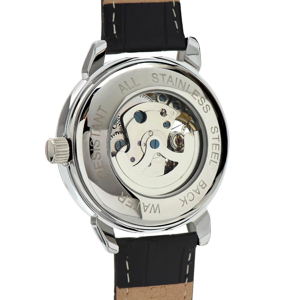 Black Openwork Watch Gift For Dad