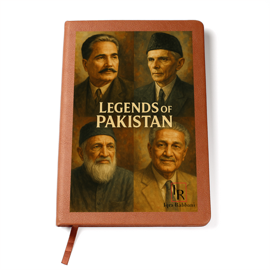 Legends of Pakistan Graphic Journal by Iqra Rabbani