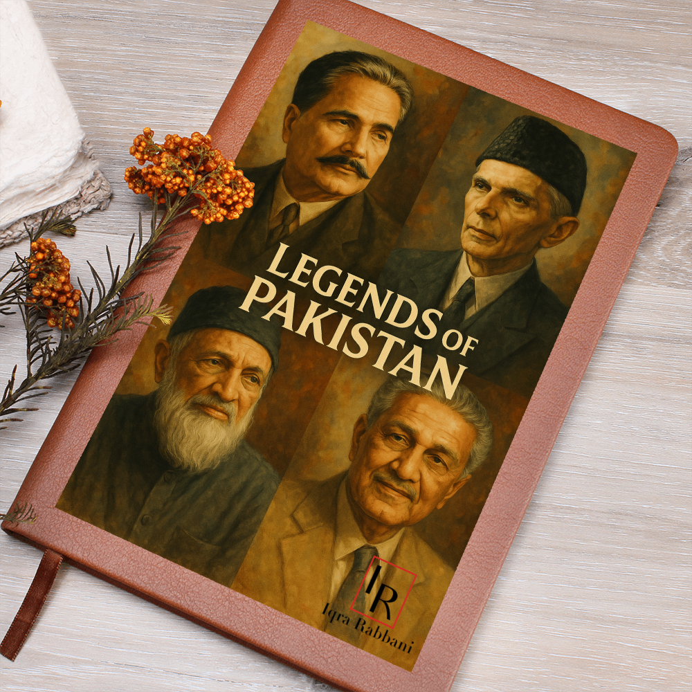 Legends of Pakistan Graphic Journal by Iqra Rabbani