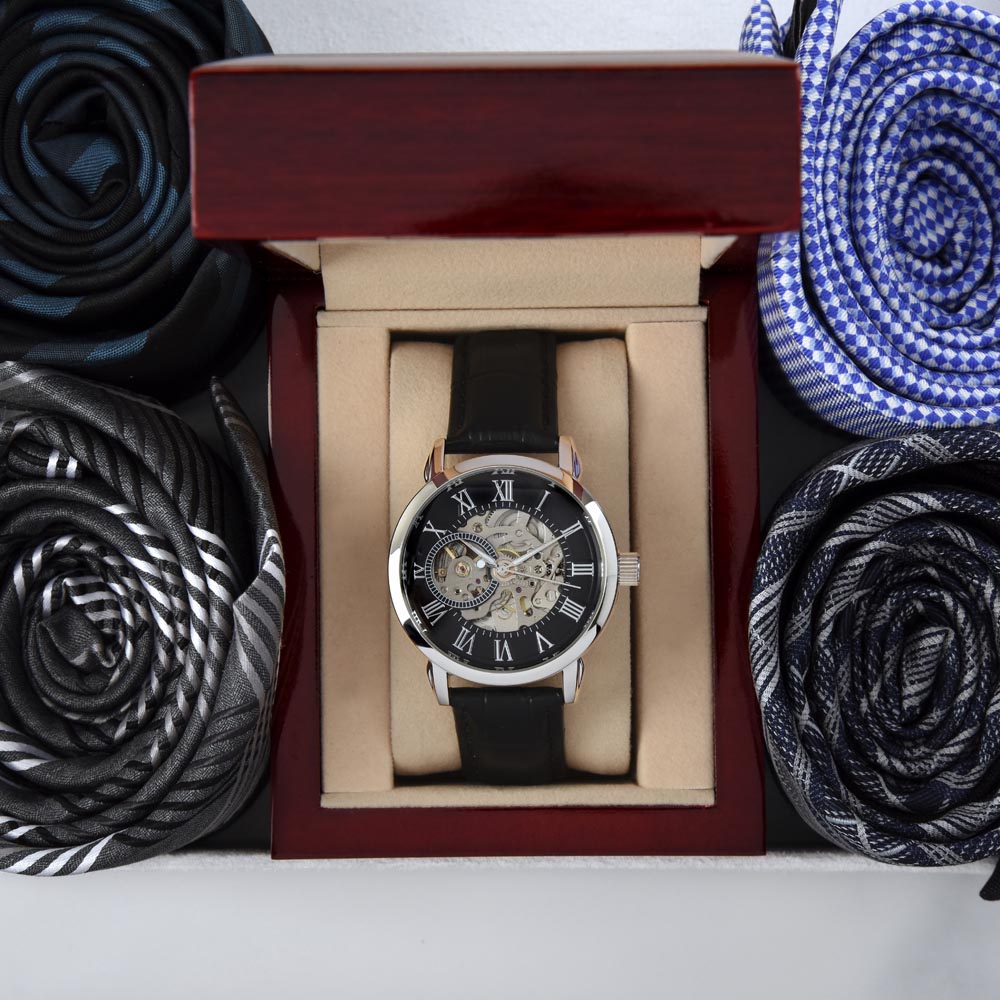 Unstoppable Force and Timeless Strength: The Iqra Rabbani Openwork Men's Watch