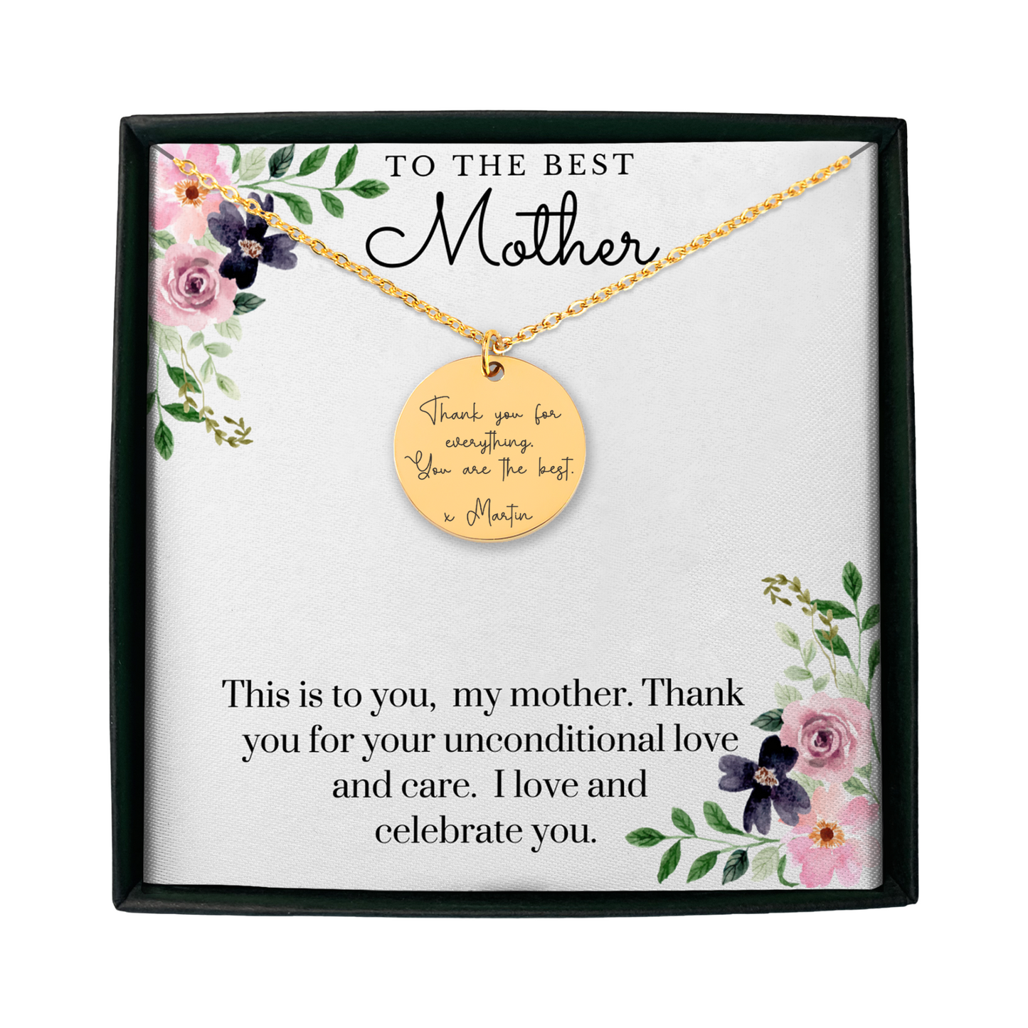 Custom Message Necklace