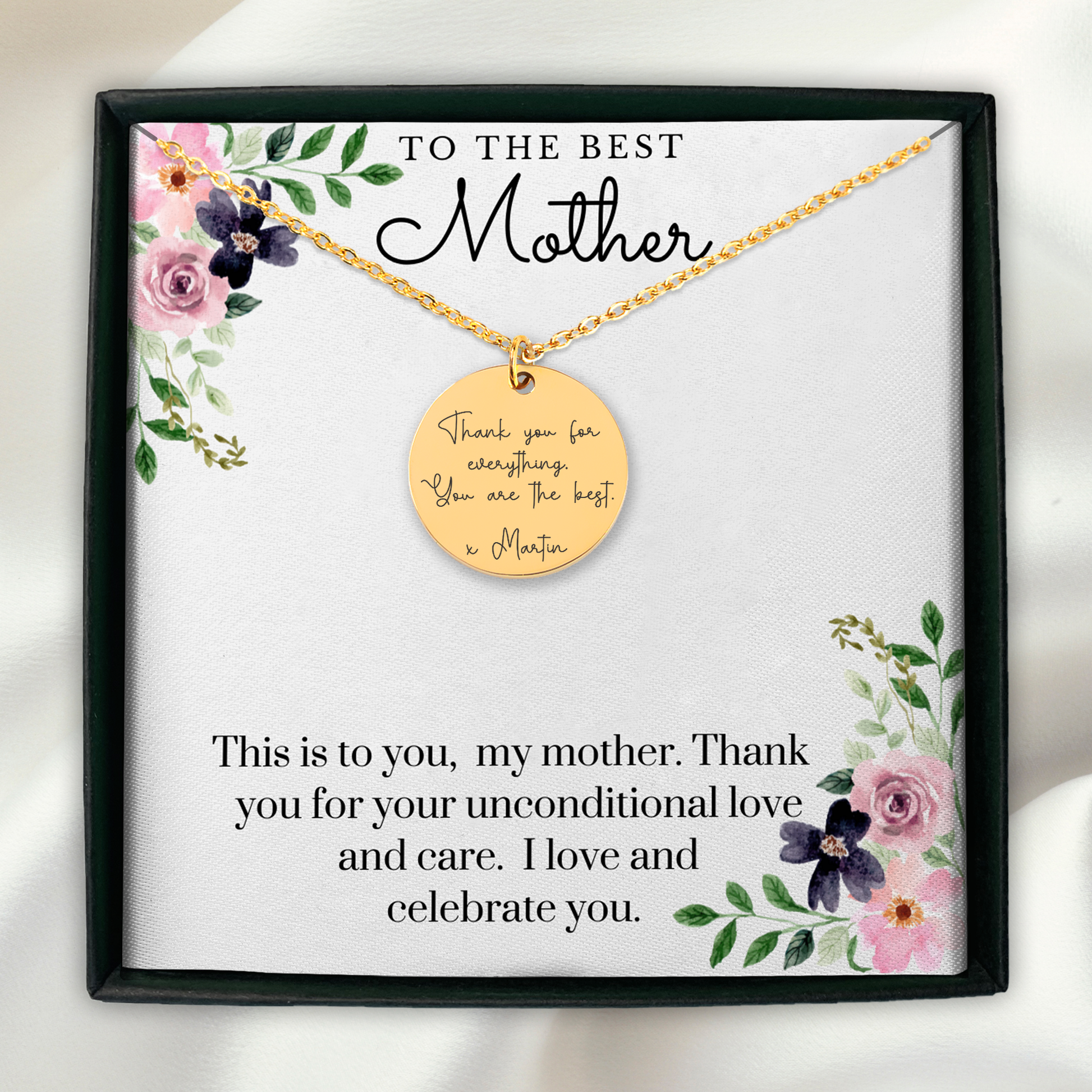 Custom Message Necklace