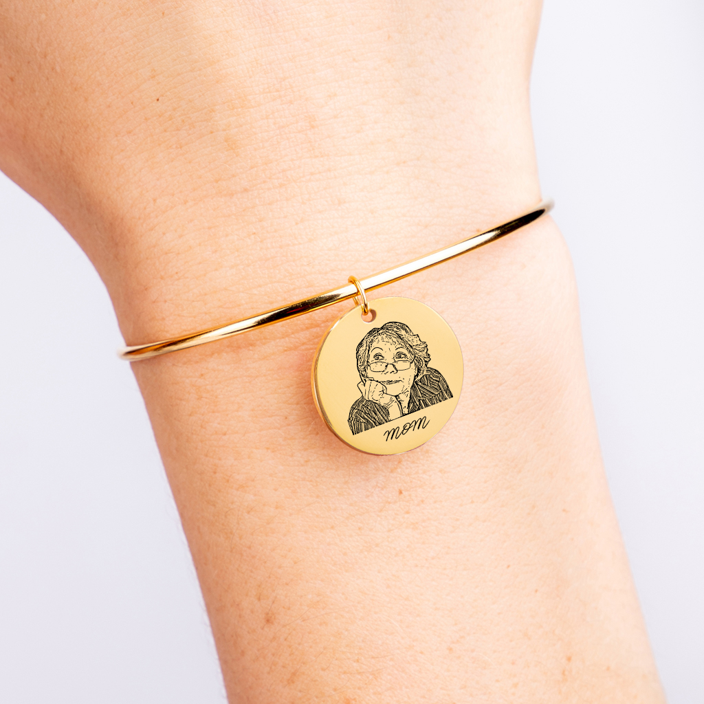 Human Portrait Bangle