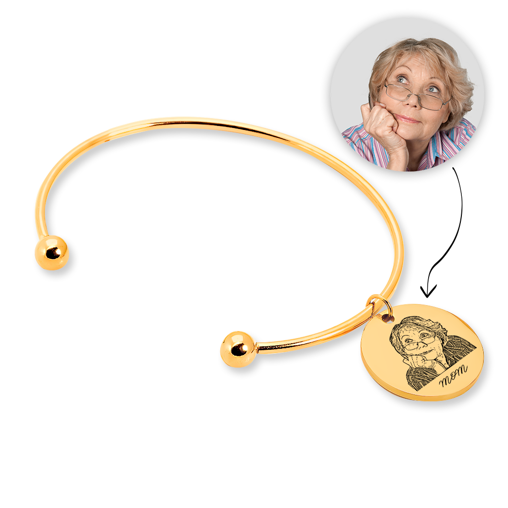 Human Portrait Bangle