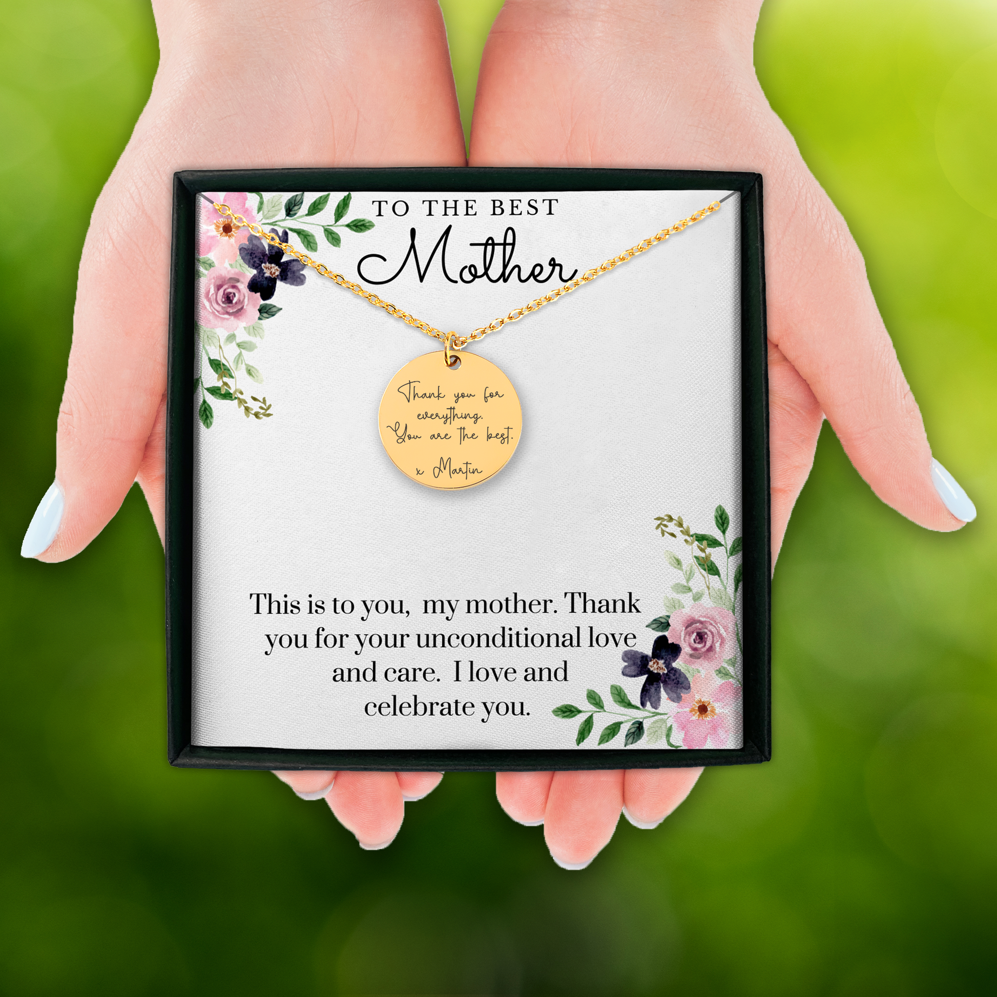 Custom Message Necklace