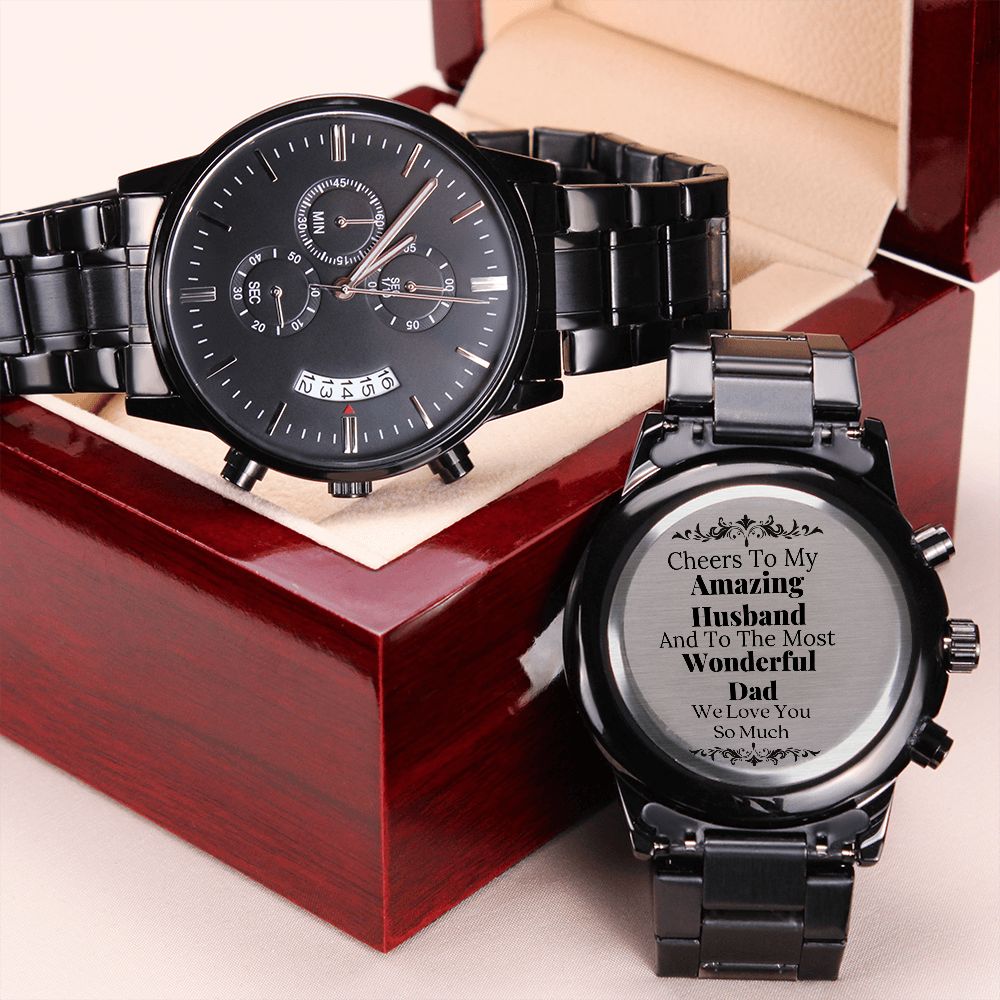 Woodchronos - Personalized Engraved Wooden Watch and Wood Gift Box