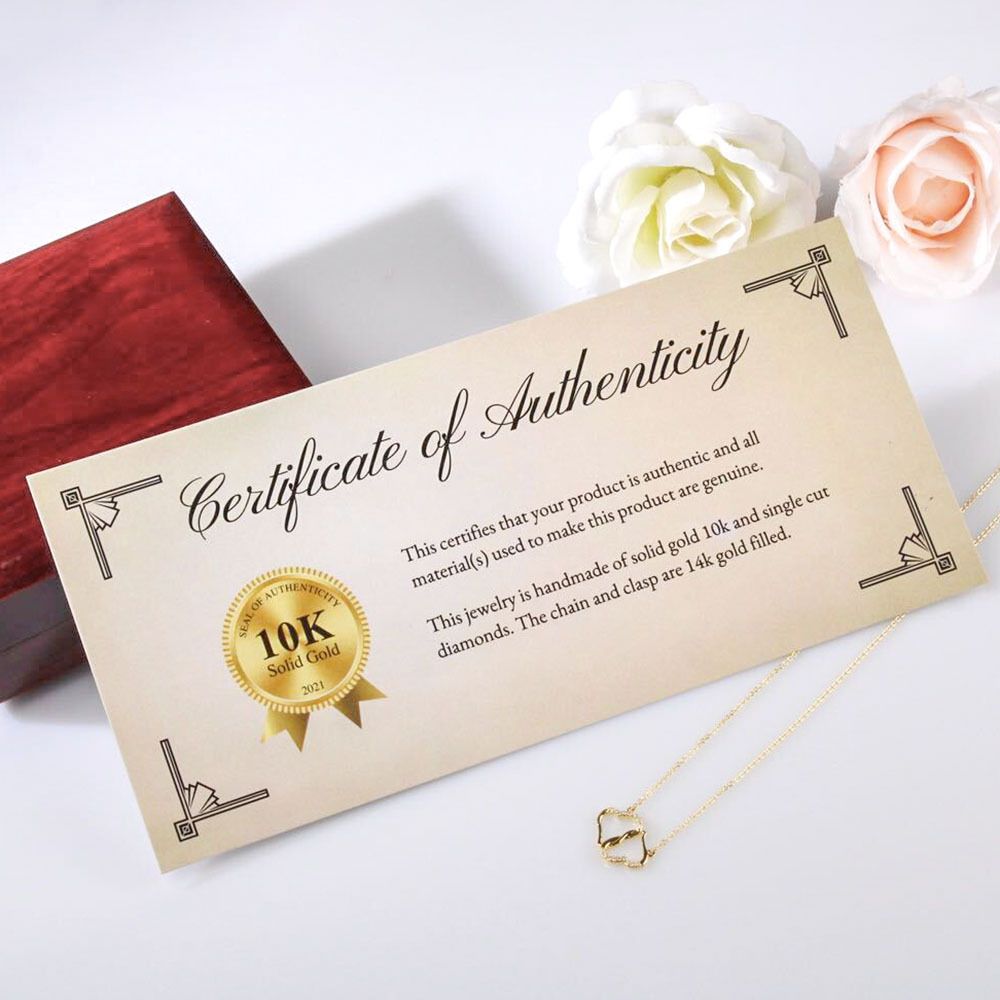Shaadi Mubarak Everlasting Love Interlocking Hearts Necklace Gift For The Bride