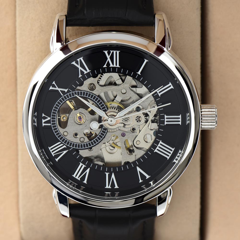 Shaadi Mubarak Men's Openwork Watch Gift For The Groom