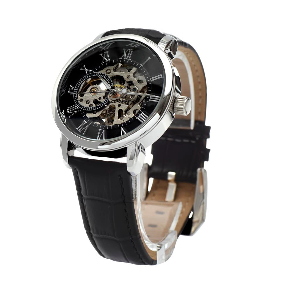 Shaadi Mubarak Men's Openwork Watch Gift For The Groom