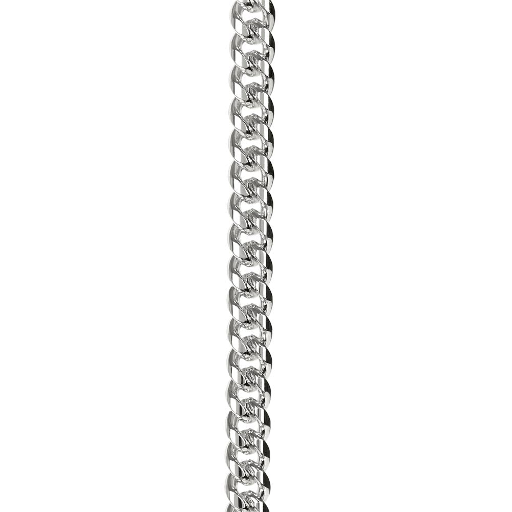 Cuban Link Chain 14k Yellow Gold & Polished Stainless Steel Gift For Dad