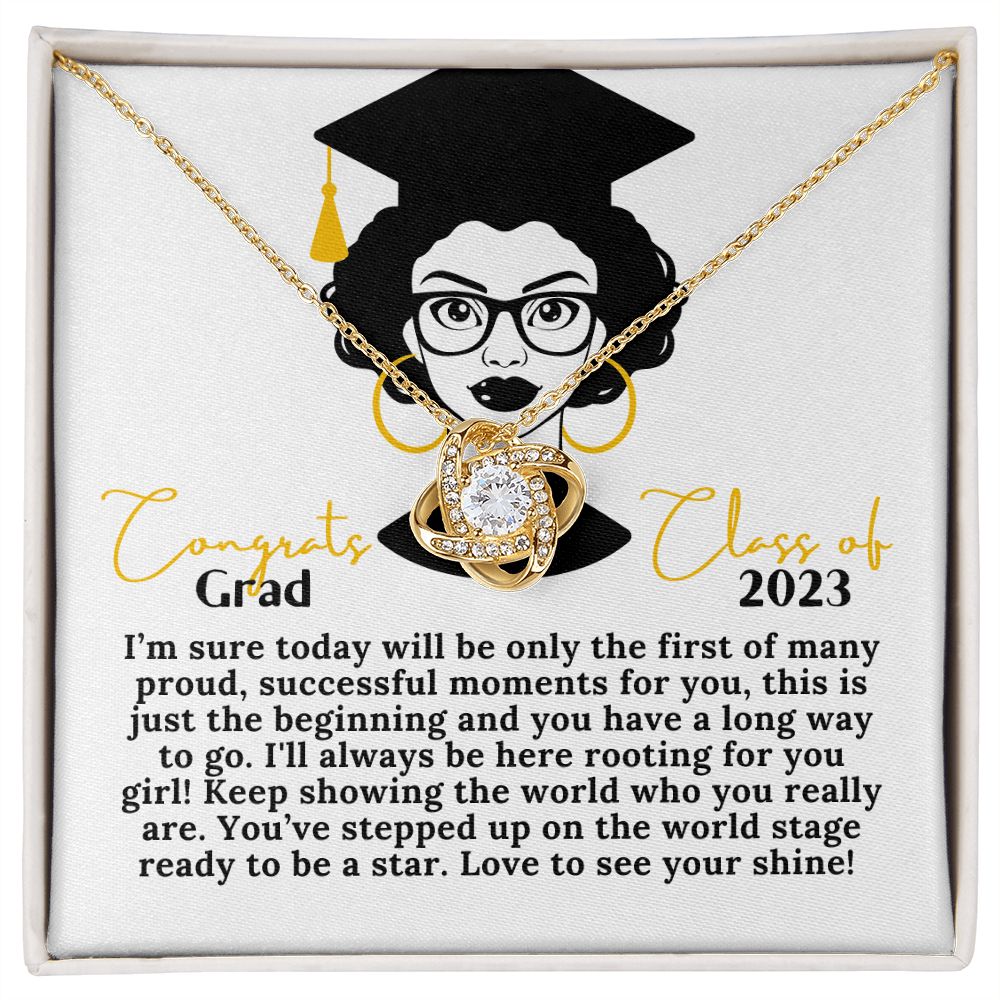 Graduation 2023 Gift for Her 14k White Gold 18k Yellow Gold Necklace