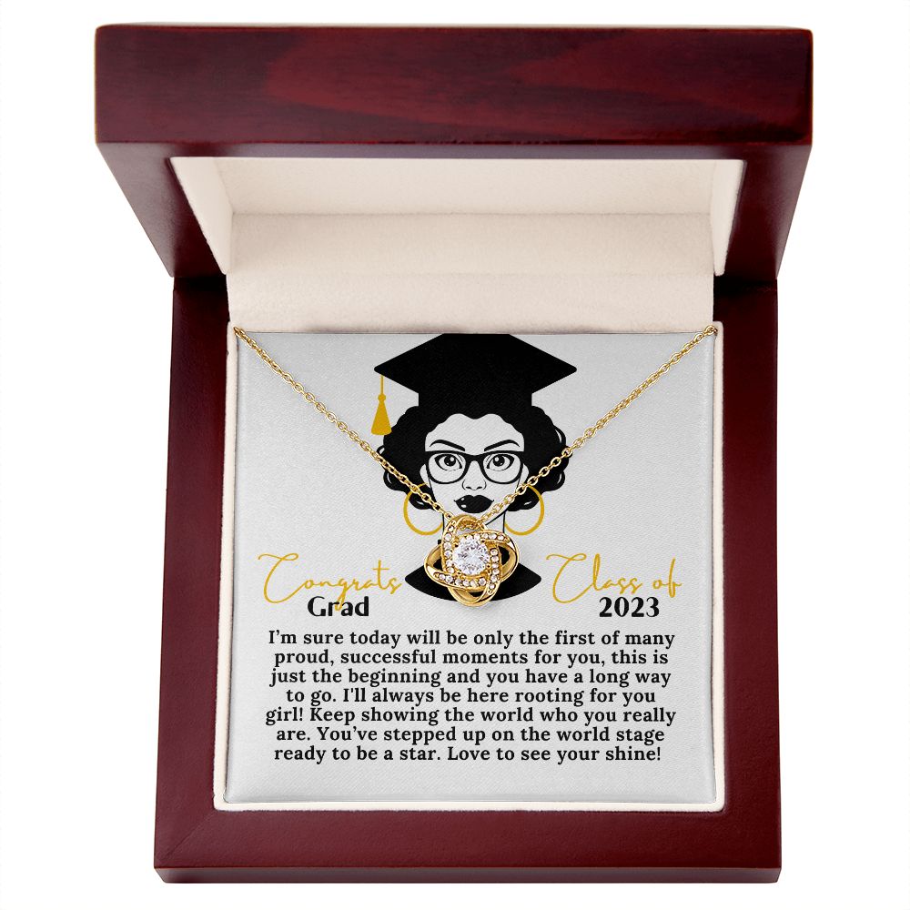 Graduation 2023 Gift for Her 14k White Gold 18k Yellow Gold Necklace