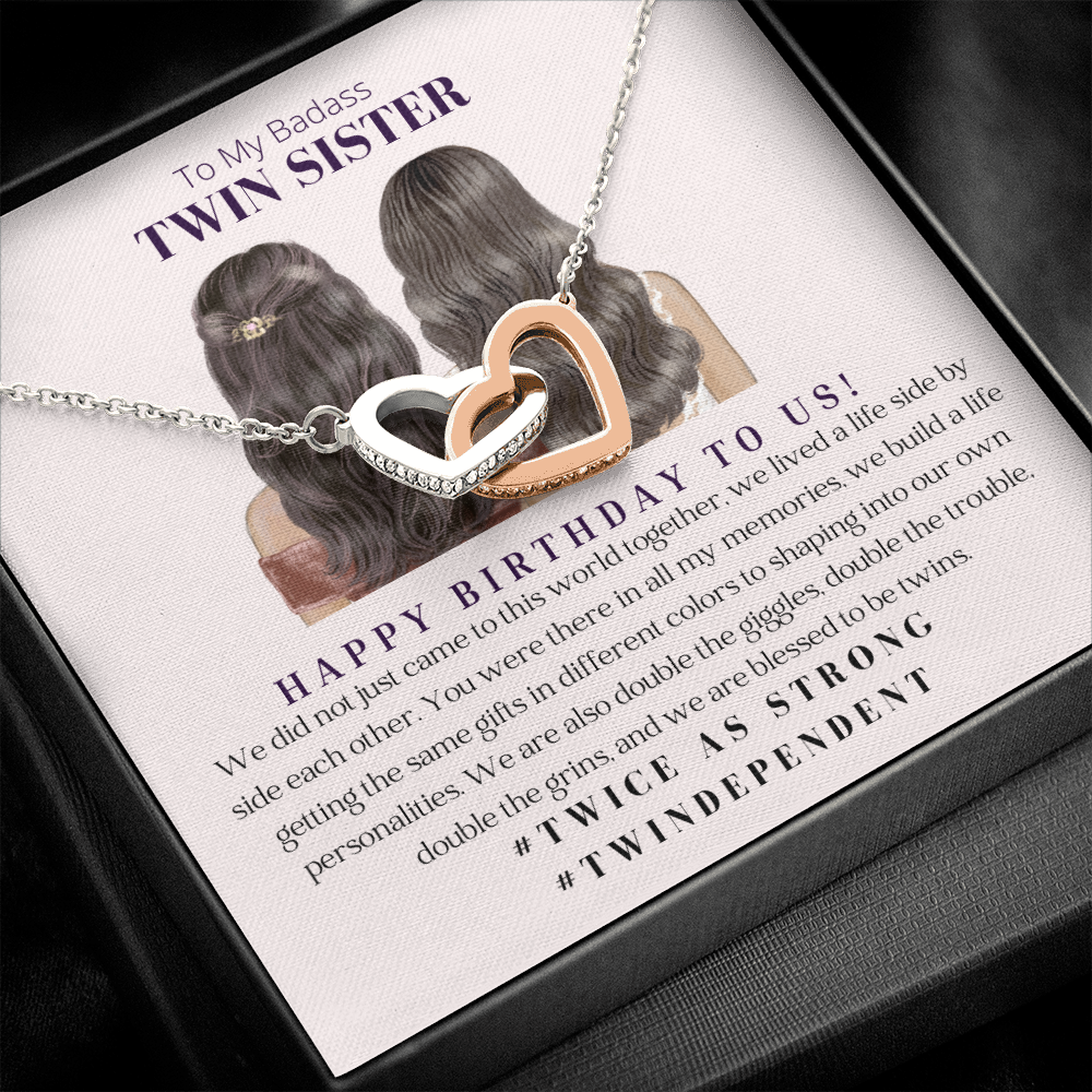 Twin Sister Gift Necklace | Sister gifts, Birthday gifts for sister, Twins  gift