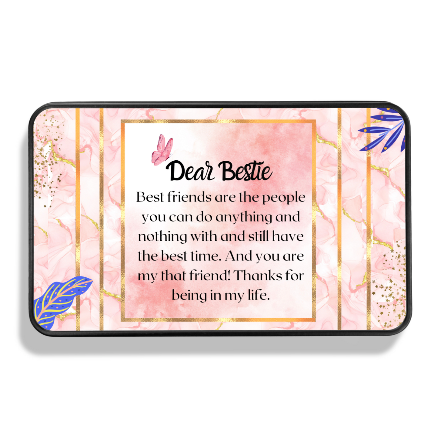 Dear Bestie - Tin of 12 Hand Made Chocolate Truffles - Gift for Best Friend