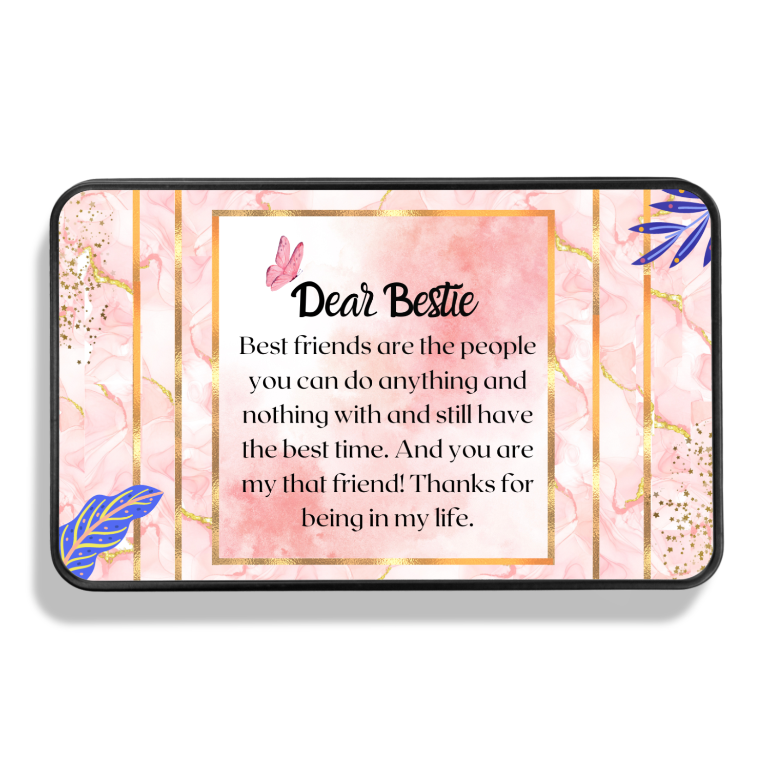 Dear Bestie - Tin of 12 Hand Made Chocolate Truffles - Gift for Best Friend